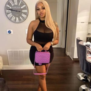 Women's Fashion Mesh Sheer Sleeveless Dress