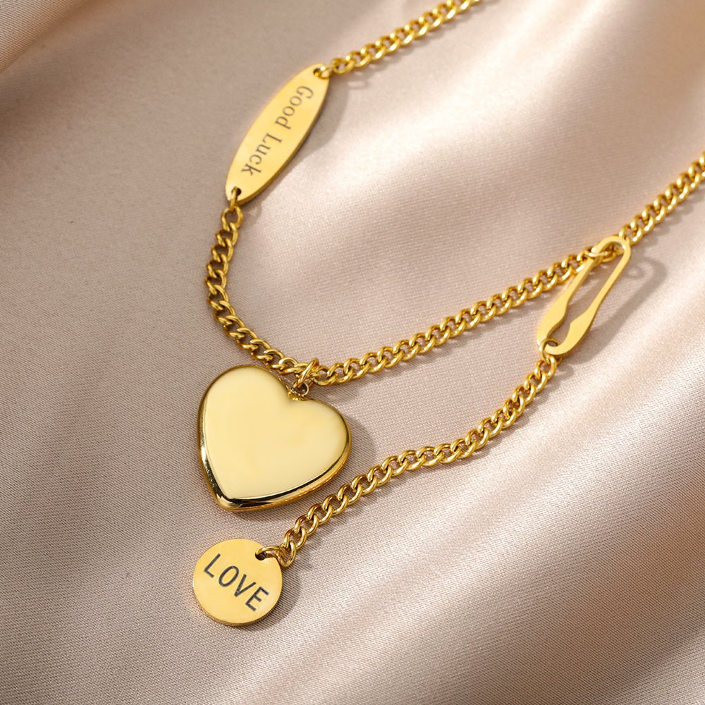 Collier Multirangs Cœur – La Subtilité - Image 5