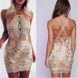 Robe Satinée Dos Nu – La Subtilité