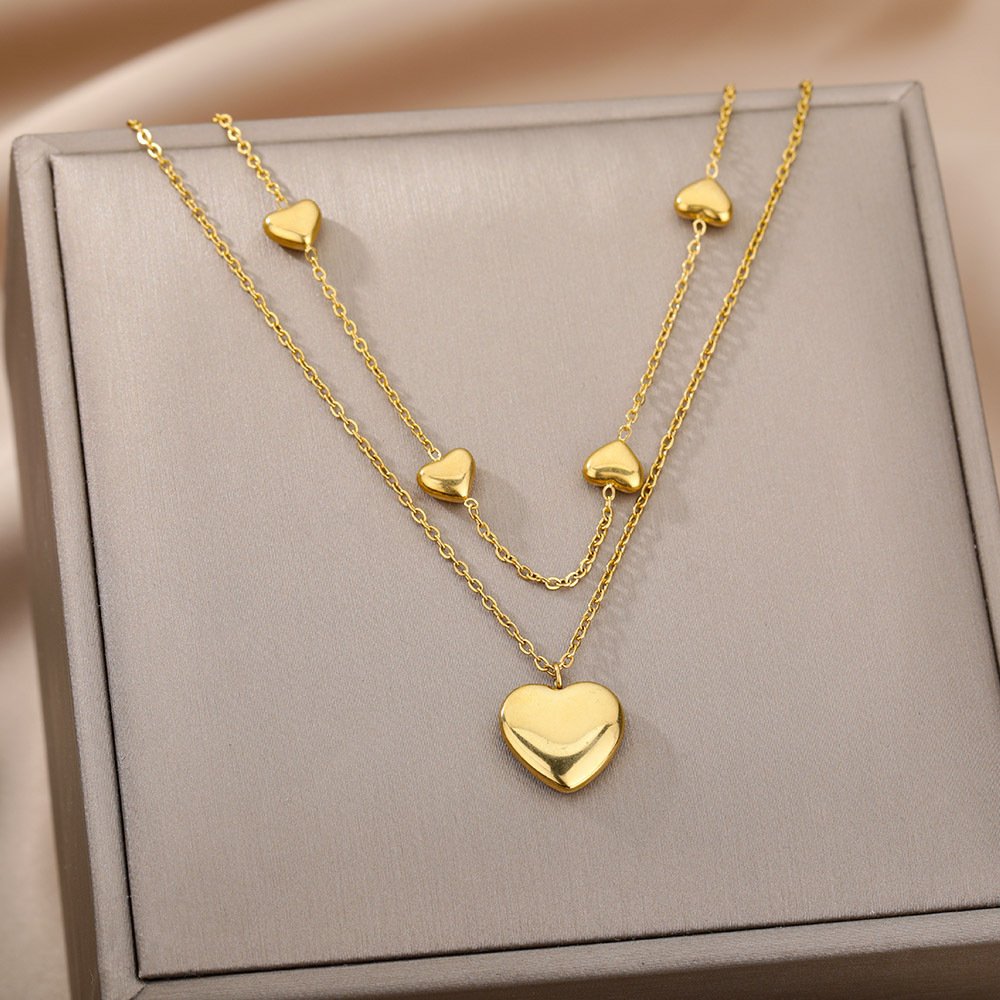 Collier Multirangs Cœur – La Subtilité - Image 4
