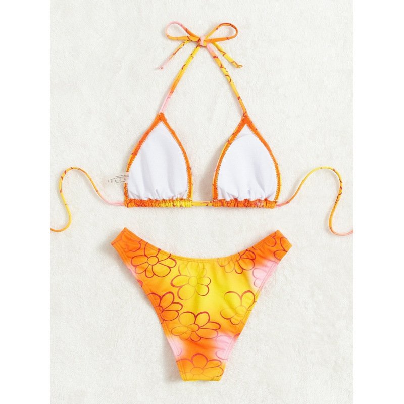 Sexy String Bikini Swimsuit For Women In Stock Floral Swimsuit - Image 3